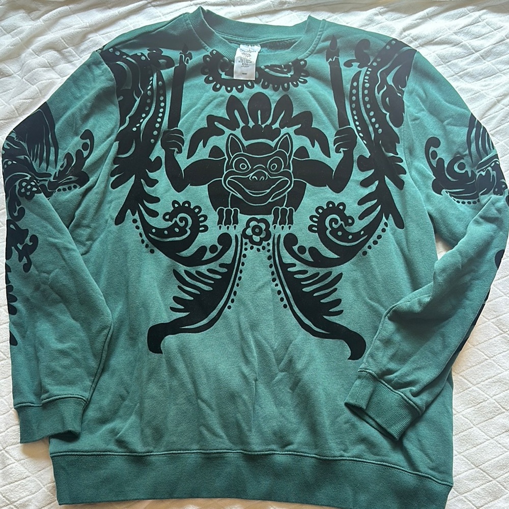 Teal haunted mansion Sweater